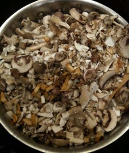 mushrooms in skillet